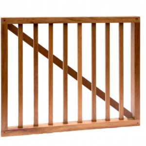 Hardhouten spijlenpoort | 100 x 80 cm