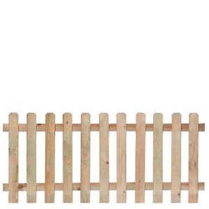 Tuinhek recht | Geïmpregneerd Grenen