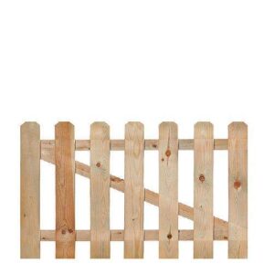 Tuinhekdeur recht | Geïmpregneerd Grenen