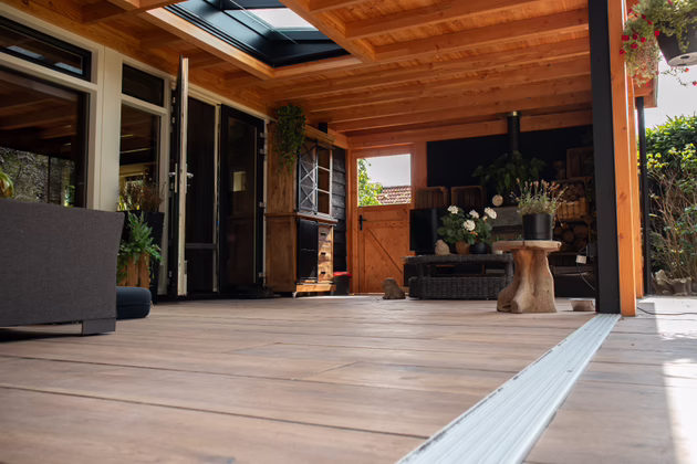 Terrasoverkapping Muuraanbouw Klassiek Terrasoverkapping Muuraanbouw Klassiek