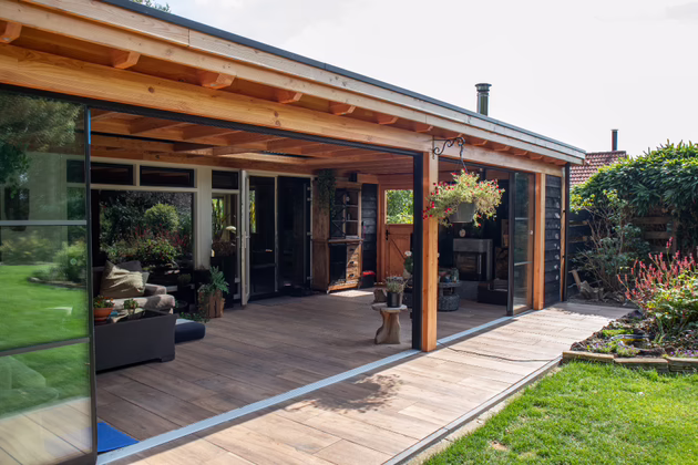 Terrasoverkapping Muuraanbouw Klassiek Terrasoverkapping Muuraanbouw Klassiek